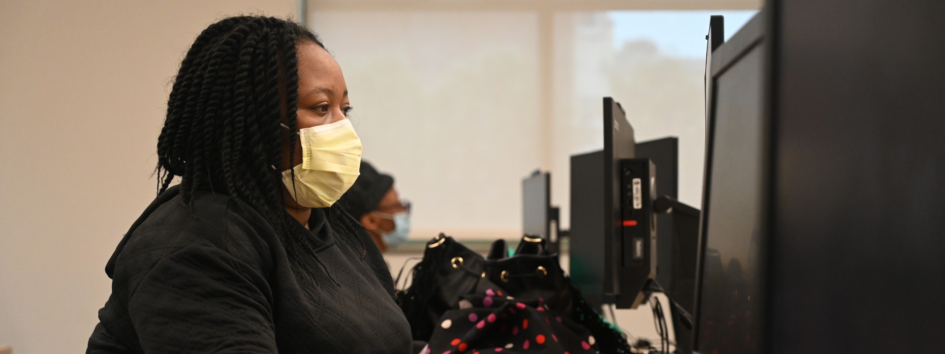 Students in Practical Computer Skills for the Workforce March 2022 training.