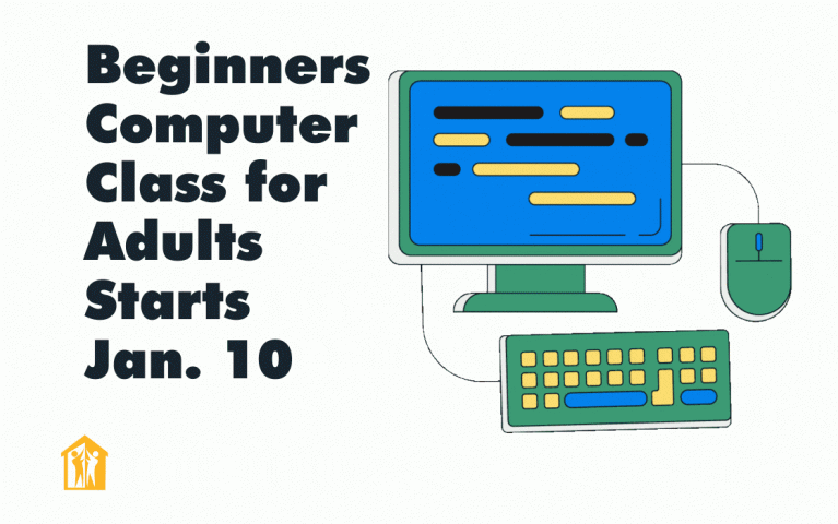 Beginner Computer Class for Adults January 2022 Promo Image