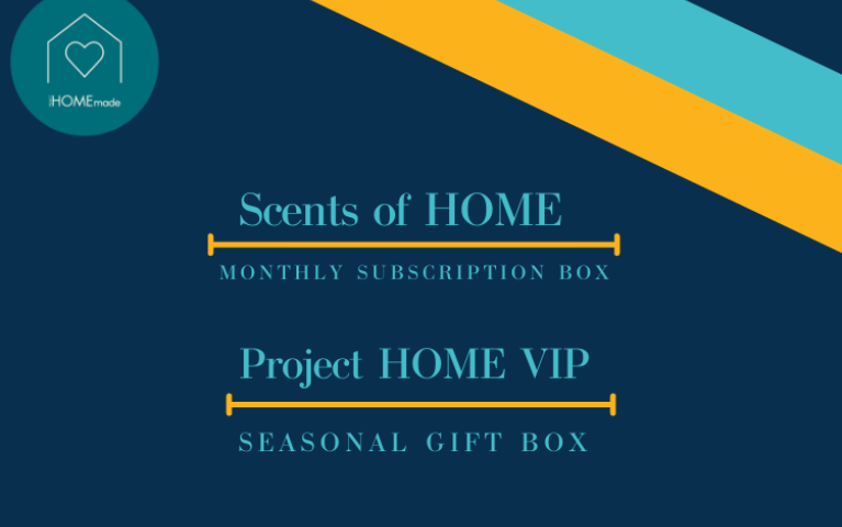 Scents of HOME and Project HOMEmade VIP title card.