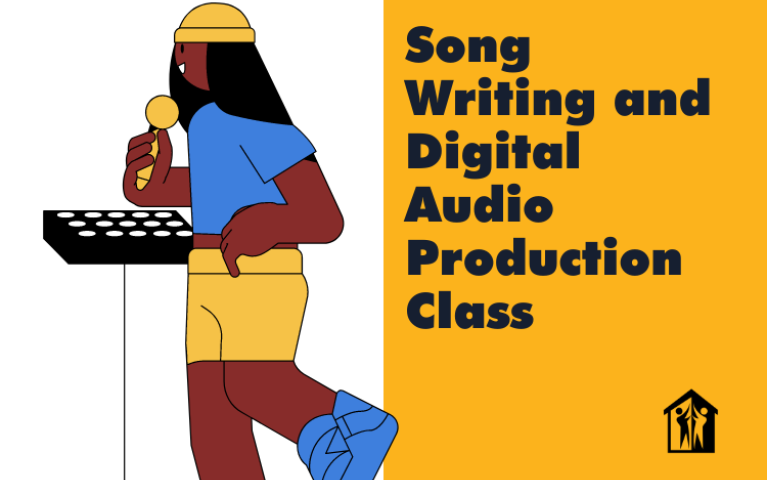 Free 1-Month Digital Audio Production and Song Writing class starts Monday, January 31, 2022.