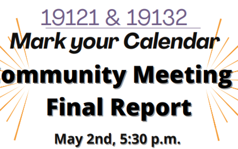 Mark Your Calendar - Community Meeting 4