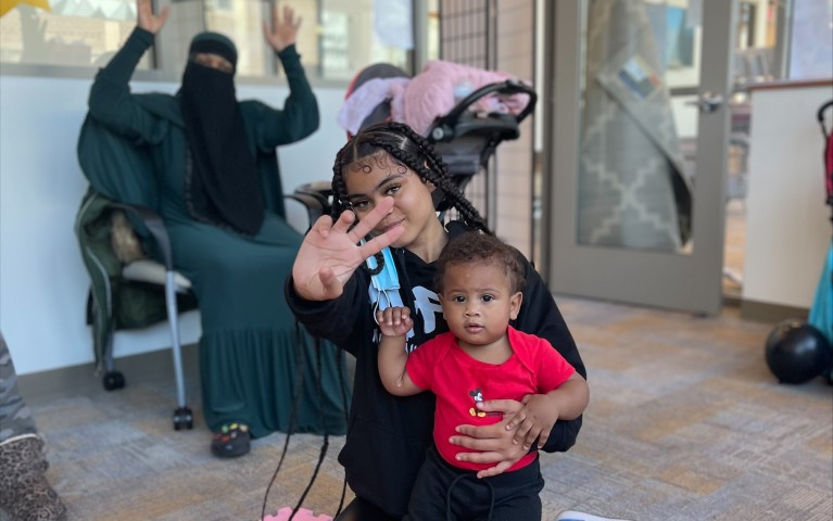 Moms and Babies at Stephen Klein Wellness Center