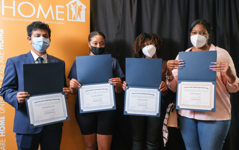 Students from Project HOME's College Access Program