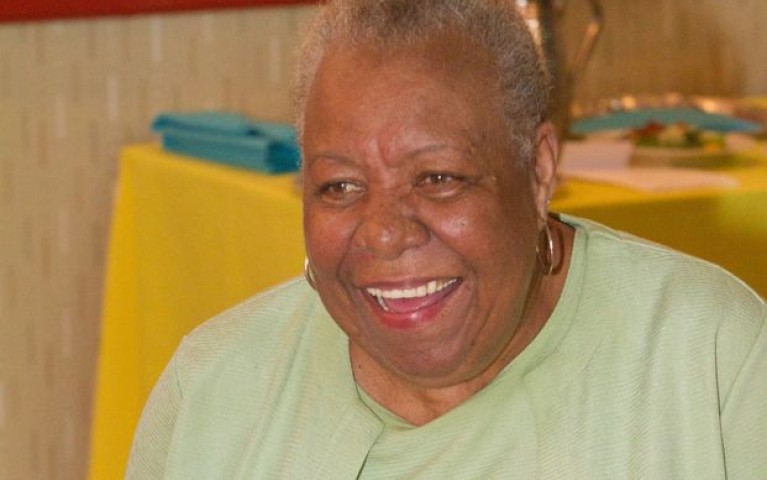 Miss Helen Brown smiling