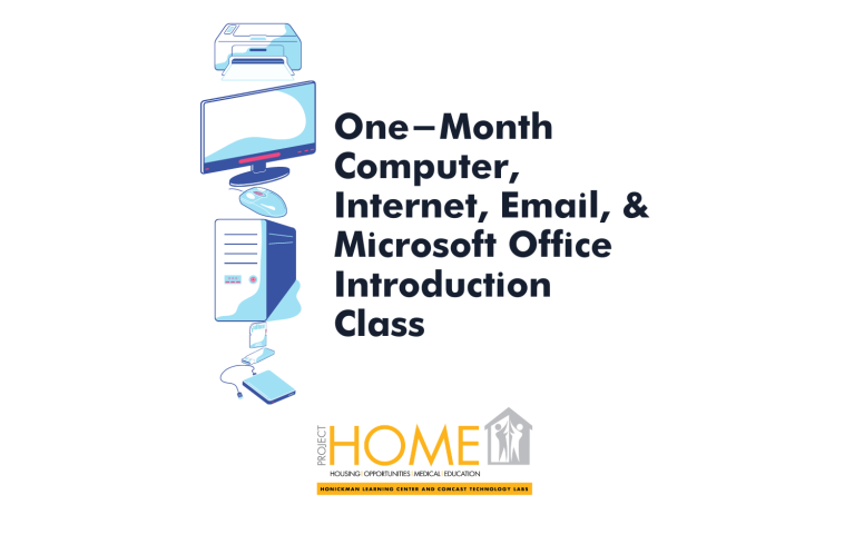 One-Month Computer, Internet, Email, & Microsoft Office Introduction Class