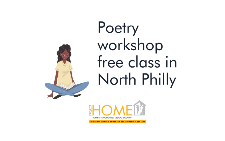Poetry workshop free class in North Philly