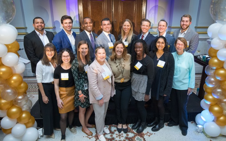 Rising Leaders and Sister Mary at Bring Philly HOME