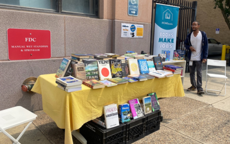 HOMEbooks' Pop Up Shop at 1515 Fairmount Ave.