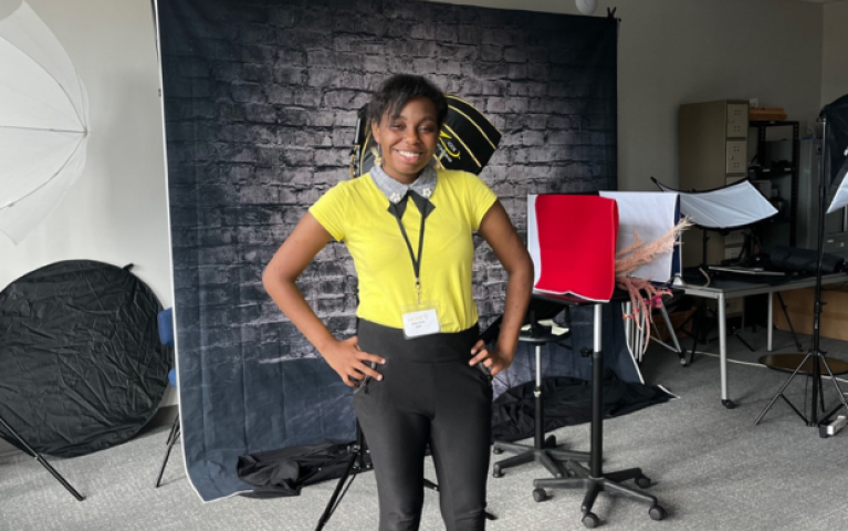 Rubee Carter, HLCCTL alumna and summer intern.