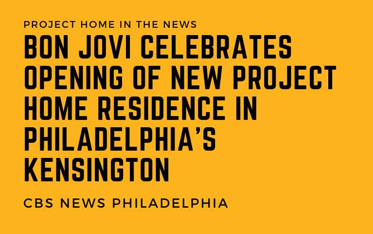 [NEWS] Bon Jovi celebrates opening of new Project HOME residence in Philadelphia's Kensington