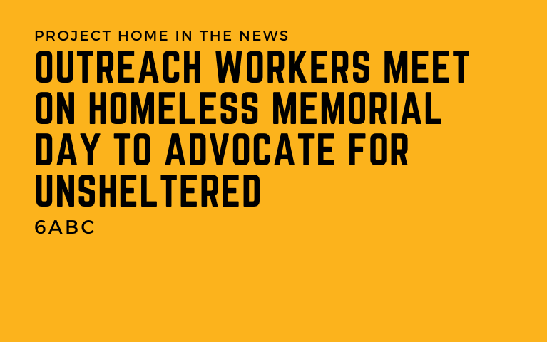 [NEWS] Outreach workers meet on Homeless Memorial Day to advocate for unsheltered