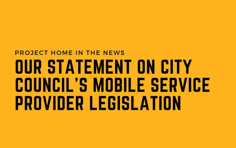 Our Statement on City Council's Mobile Service Provider Legislation