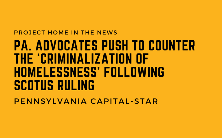 Graphic featuring text headline