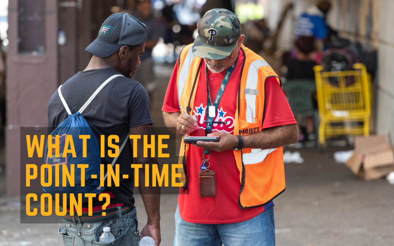 Man taking down the information of another man.