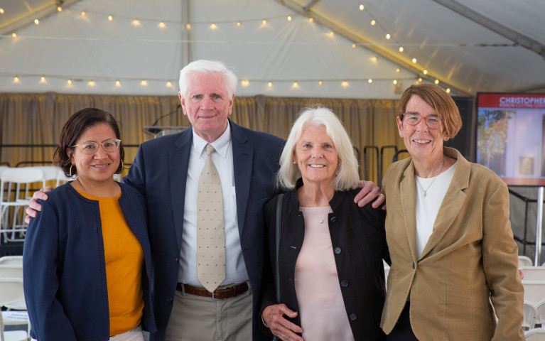 Donna Bullock, Jim and Marie Seward, Sister Mary Scullion