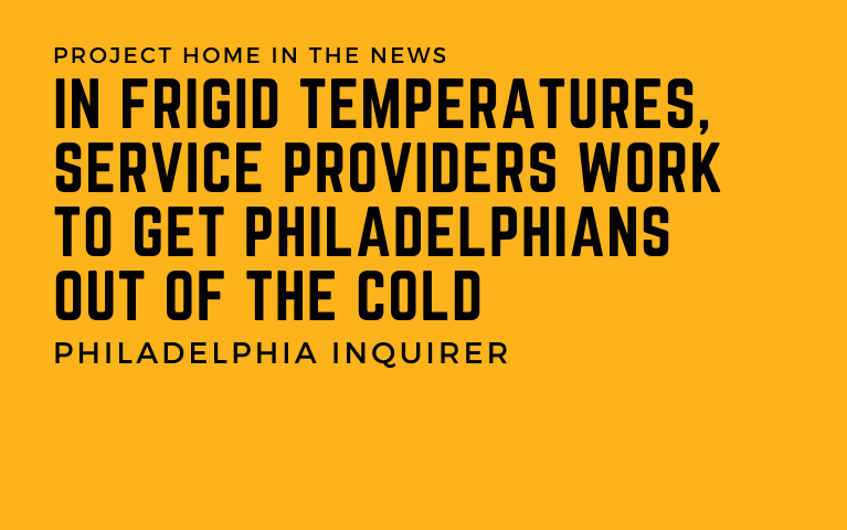 In frigid temperatures, service providers work to get Philadelphians out of the cold