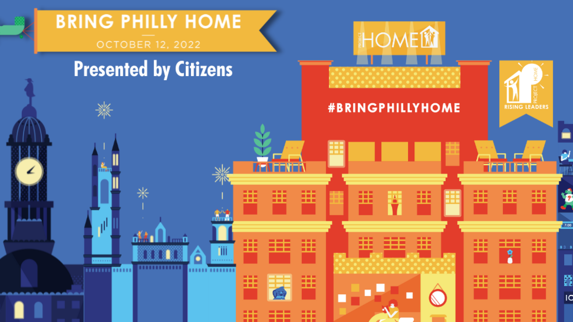 Project HOME's Bring Philly HOME celebration will be on October 12, 2022