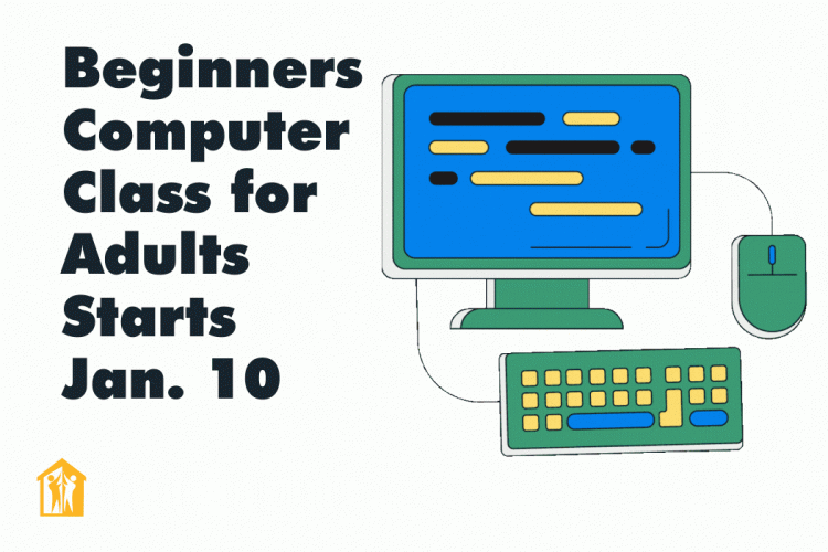 Beginner Computer Class for Adults January 2022 Promo Image