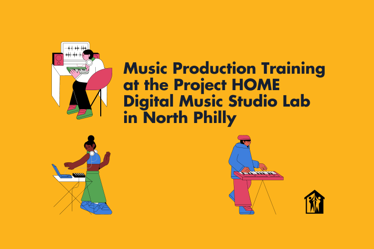 Music Production Training at the Project HOME Digital Music Studio Lab in North Philly