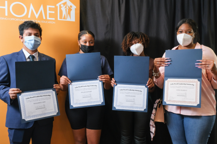 Students from Project HOME's College Access Program
