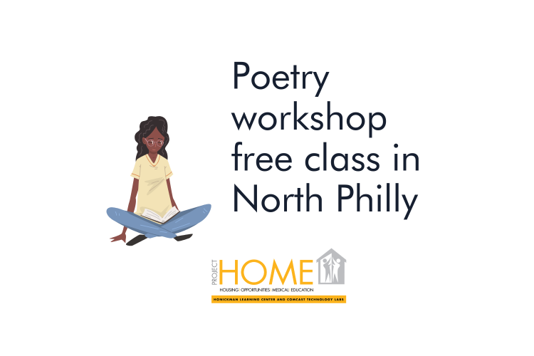 Poetry workshop free class in North Philly