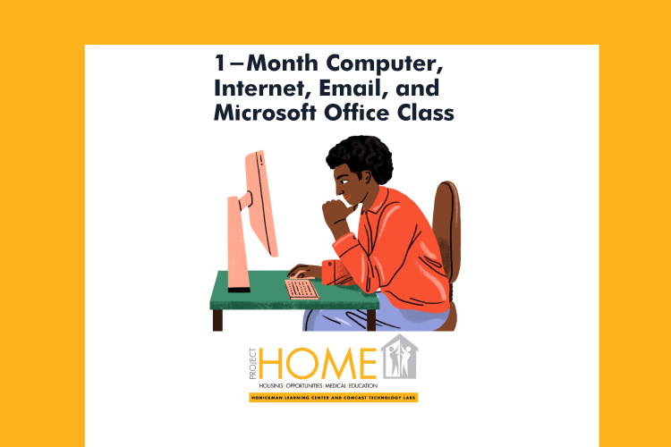 1-Month Computer, Internet, Email, and Microsoft Office Class