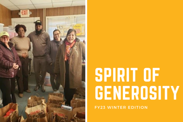 Spirit of Generosity: Pew, Gratitude for Growth Grant, and Thanksgiving