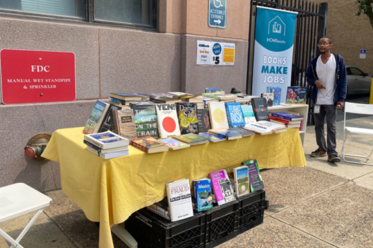 HOMEbooks' Pop Up Shop at 1515 Fairmount Ave.