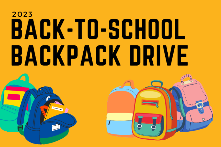 Back-to-School Backpack Drive graphic