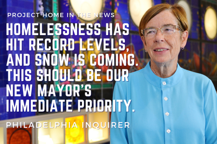[NEWS] Sister Mary: Homelessness has hit record levels, and snow is coming. This should be our new mayor’s immediate priority.