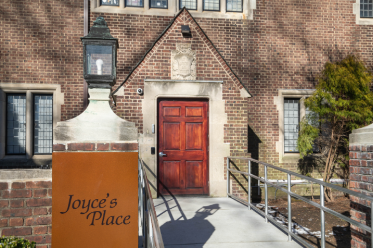 front of joyce's place