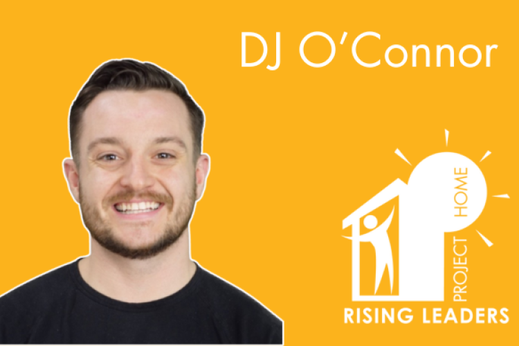 A headshot of DJ O'Connor