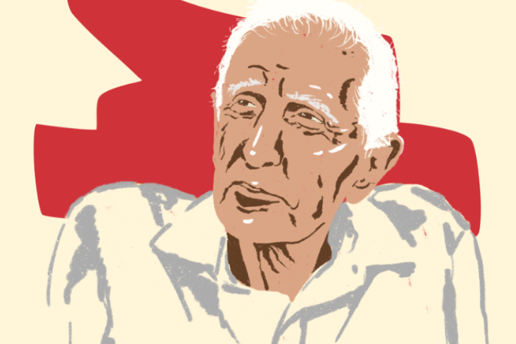 An elderly man