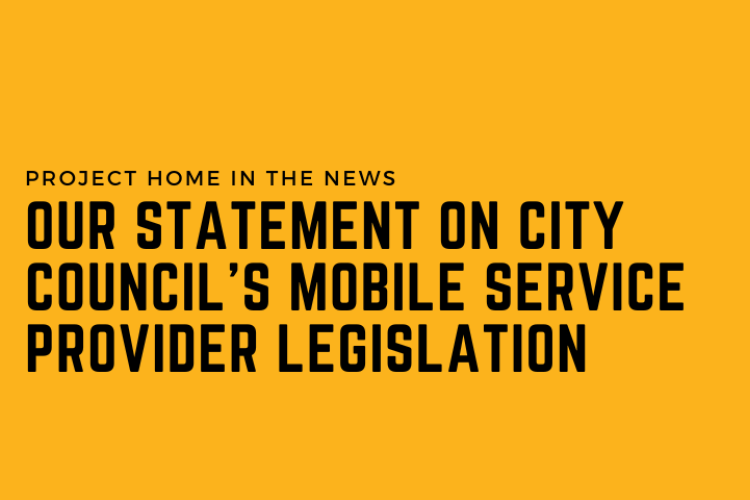 Our Statement on City Council's Mobile Service Provider Legislation