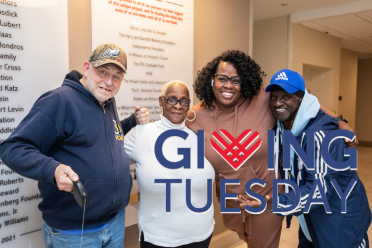 people standing together and smiling