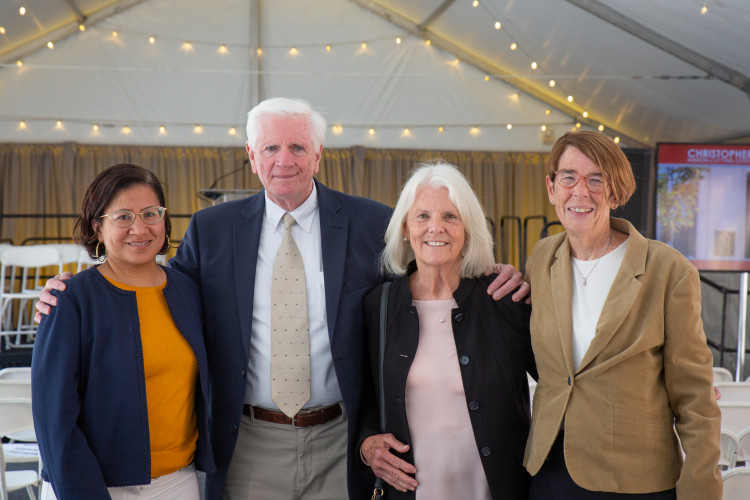 Donna Bullock, Jim and Marie Seward, Sister Mary Scullion